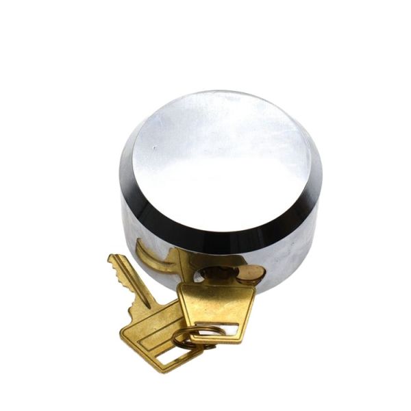 Van Lock High Security Anti-Theft Waterproof Padlock Hasp Set 2 Brass Keys 73mm Hidden Shackle Garage Door Lock Fixing Bolts