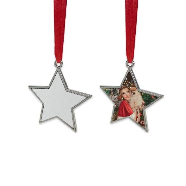 Blank Metal Sublimation Christmas Ornament Christmas Tree Hanging Decorations