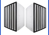 F6 Eficiencia del filtro de bolsillo multipocket para soluciones y necesidades de filtración industrial