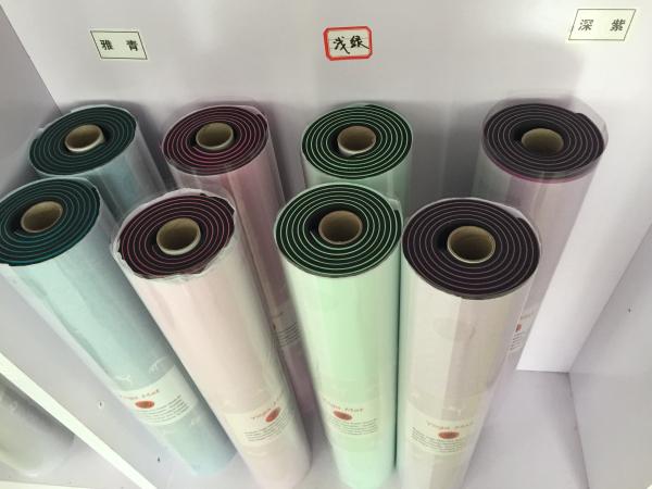 Ningbo Virson   high quality eco friendly PU TPE custom screen printing exercies yoga mat