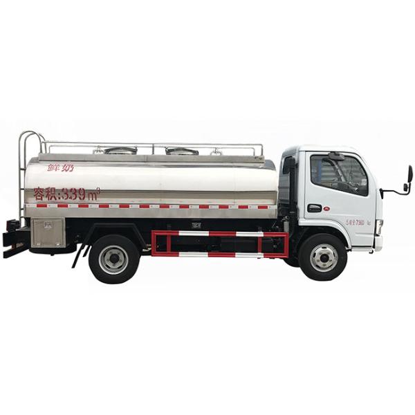 Cheaper Price 5000Liters Milk Tanker Tank Food Grade SS304-2B Tank for Fresh Milk Transport For Sales
