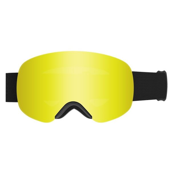 High Definition Wide-Angle Anti-Fog Ski Goggles, Anti-Glare Outdoor Protective Snow Goggles for All Scenarios, Fits Strong & Weak Light Conditions