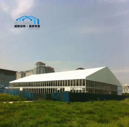 Huge Outdoor Exhibition Tents Aluminum Frame Service Life More Than 15 Years