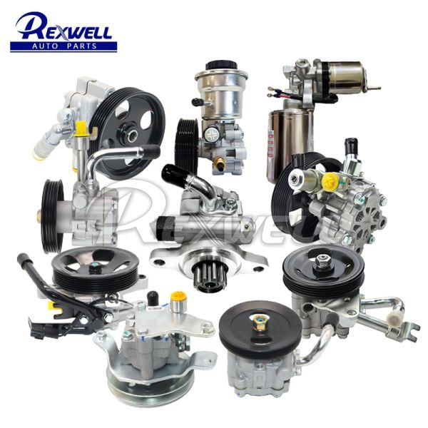 New Genuine Auto Hydraulic Steering Gear Rack Power Steering Pump W/ Belt Pulley 2104660001 A9014660301 For MERCEDES-BENZ W202