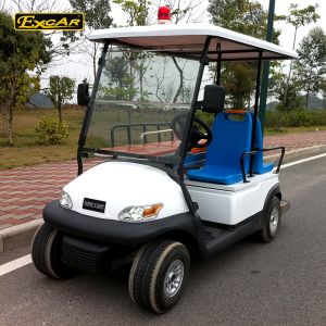 EXCAR 2 Seat Hospital Electric Ambulance Car 3.7KW 48V Trojan Battery Ambulance