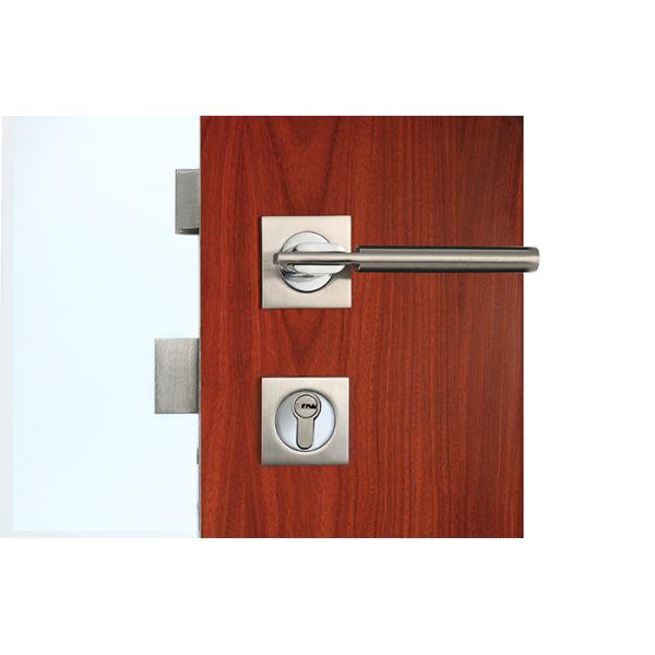 Сатин Никель Хром Входная дверь Мортиза замка 35-70 мм Толщина двери