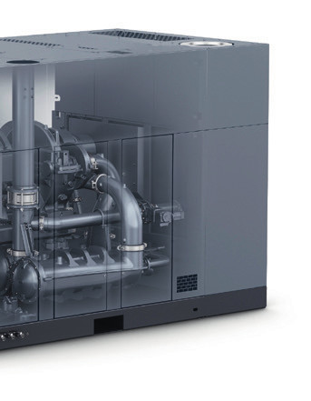 Compresseur d'air à vis Atlas sans huile centrifuge