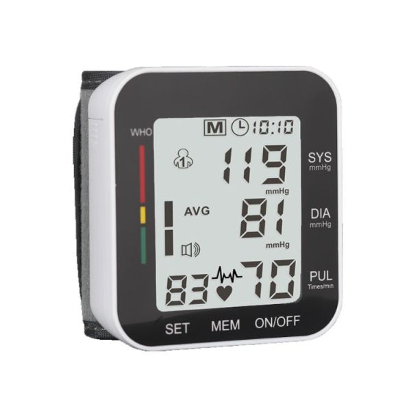 Medical Electronic Digital Wrist Blood Pressure Monitor