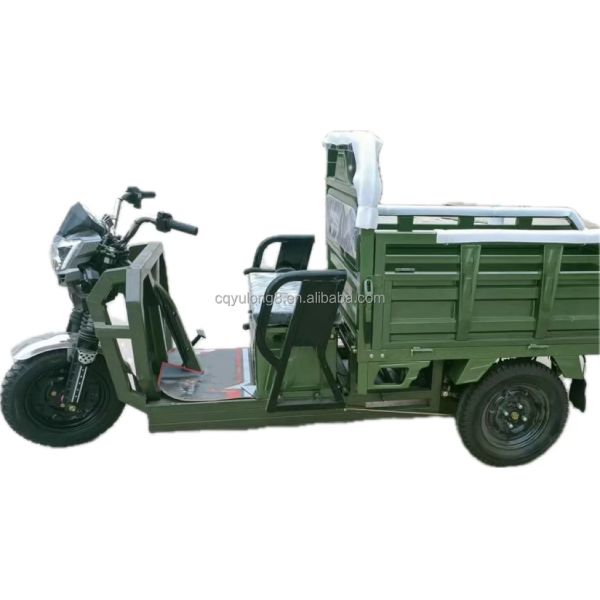 Электрический грузовой трехколесный грузовик Домашний и сельскохозяйственный трехколесный грузовик для экспресс-доставки