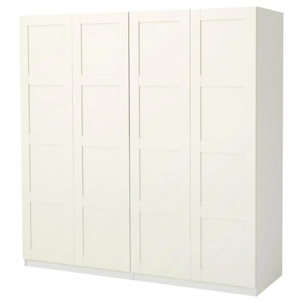 Modular MDF Bedroom Storage Cabinet Hotel Full Luxury Swing Door White Armoire Wardrobe