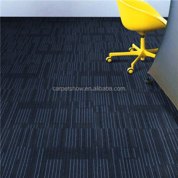 50x50cm Good Ware-Resistant Polypropylene Carpet Tile with PVC Backing