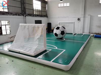 Customized Football Field Interactive Sport Games Inflatable Water Soccer Field
