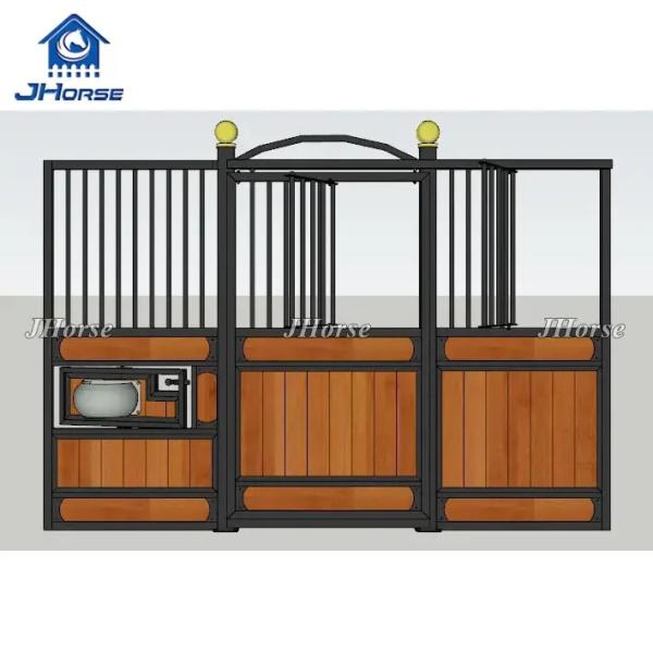 Outdoor Safety Horse Stables Stalls Panel Window and Door Size Customized