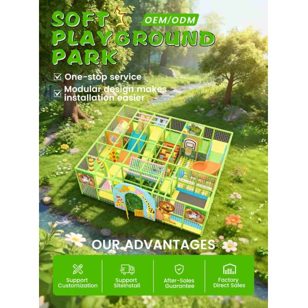 432m² Rainbow Adventure Indoor Playground Kids Soft Play Paradise
