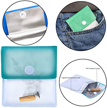 Компакт мешка золы сигареты PVC Ashtray кармана ЕВА OEM портативный придает огнестойкость непахучему