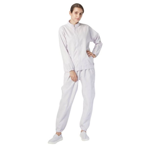 Food Processing Uniform Anti Static Garments Comfortable Soft Dust-free for Food Factory Production