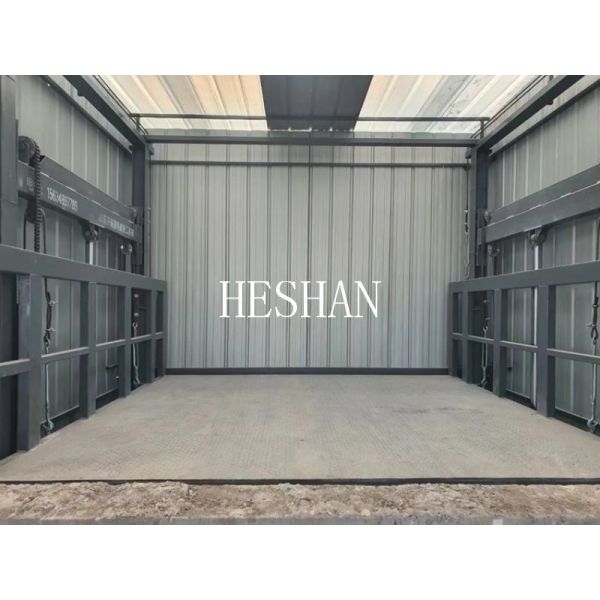 Chain Cargo Lift Elevator Sandwiching Electric Goods Lift For Warehouse