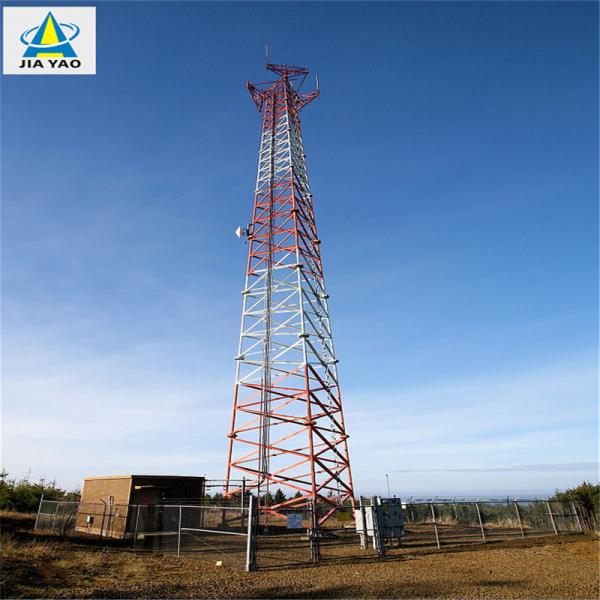 Télécommunication antenne tour de mât 3 jambes / 4 jambes tubulaire autonome antenne tour