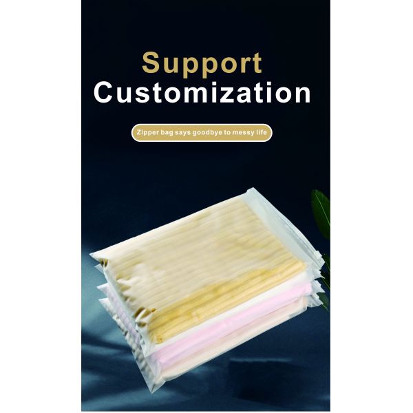 LDPE CPE/EVA/PVC Экологически чистый Zip Lock Одежда Пластиковый Zipper Bag с вентиляционной дырой