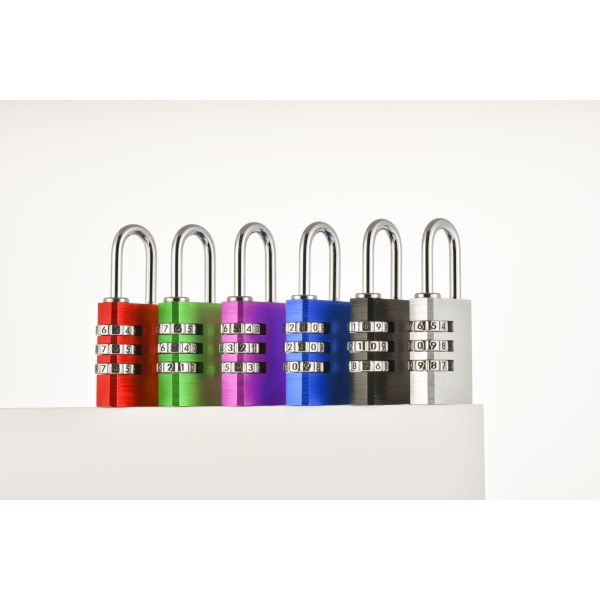 Durable 3-Digit Password Aluminum Combination Padlock Safe Lock and Code Passcode Digital Candados Type Passcode Lock