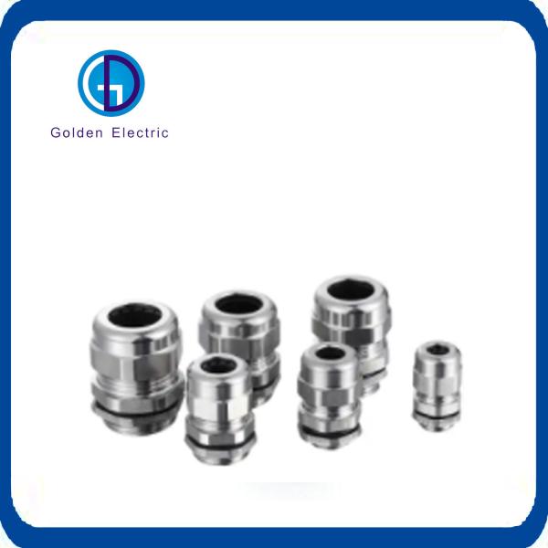 Nickel Plated M100 IP68 Brass Cable Gland Explosion Proof With High Flexibility