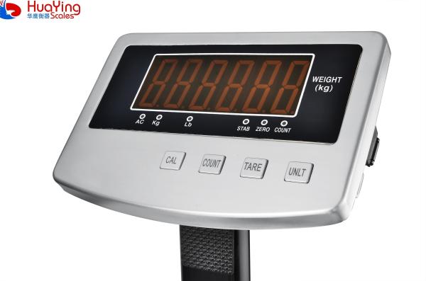Indicateur de balance numérique à plateforme de haute précision, batterie rechargeable AC/alimentation DC selon les exigences du client
