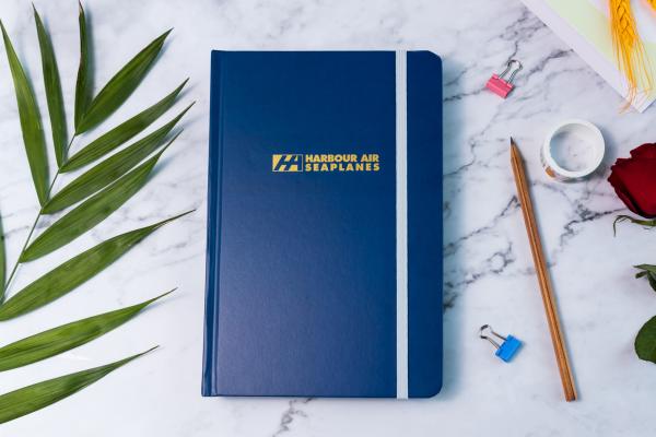CMYK Color Stone Paper Hardcover Notebook With White Inner Pages Waterproof