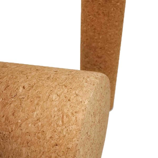Fácil de limpar portátil da aptidão natural de Cork Yoga Roller Massage Muscle