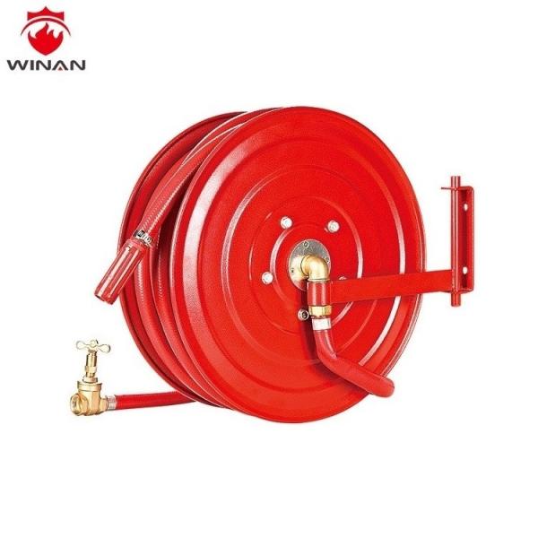 3/4 Swing Type PVC Fire Hose With Water Nozzle For Shopping Center