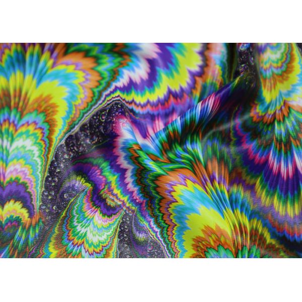 Printed PU Coated Leather , Polyurethane Faux Leather Fabric Eco - Friendly