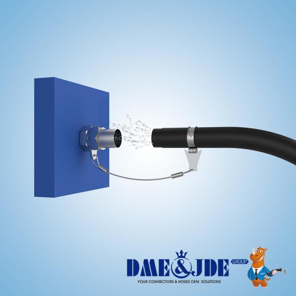 High Pressure Hose Safety Collar Hose Whip Check System M6 / M8 Stainless Steel
