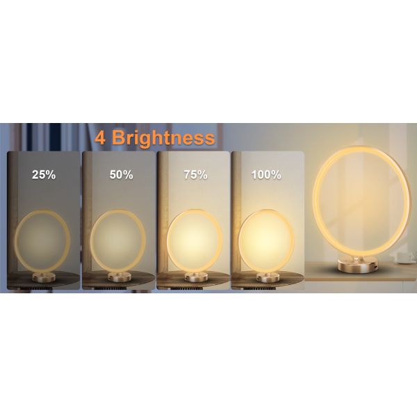 Ring Shape 10000 Lux Sun Lamp High CRI Sun Lamp For Seasonal Disorder