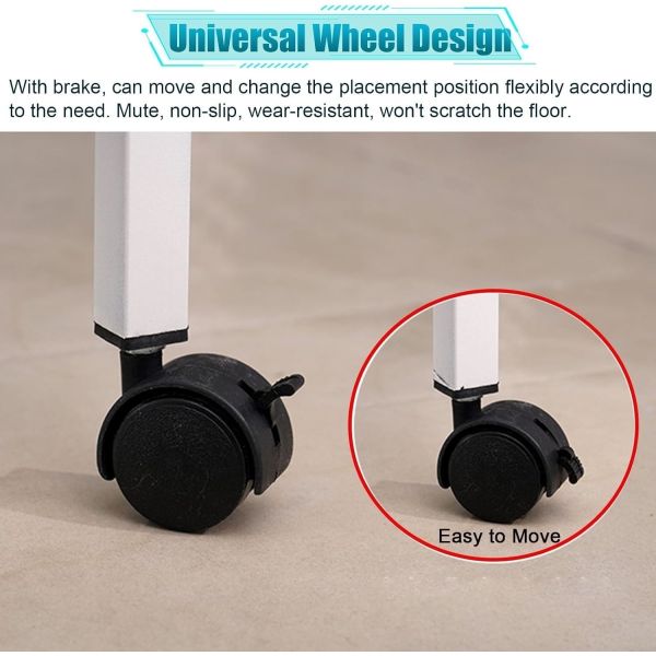 Medical Stainless Steel Movable Hospital Bedside Ward Screen4 Panel Folding Ward Screen With Wheels