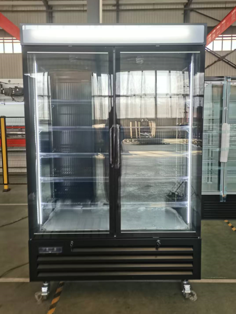 COMMERCIAL TWO GLASS DOOR REFRIGERATOR