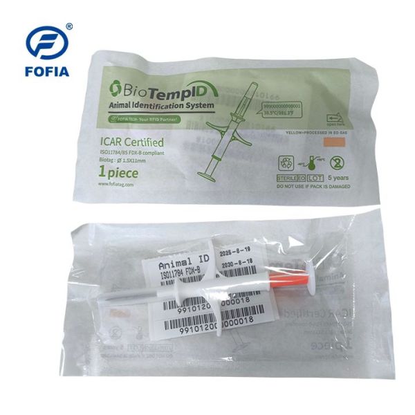 RFID Animal Temperature Transponder HT003 - Real-time Monitoring for Veterinary Clinics
