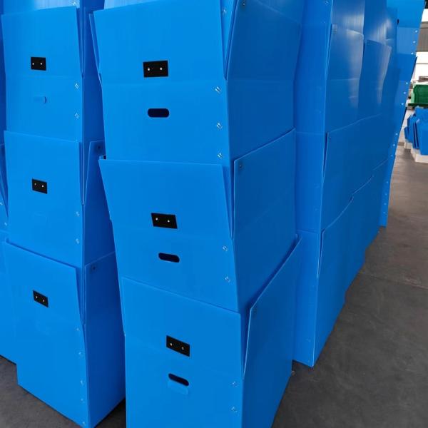 Waterproof Plastic Reusable Boxes Customized Corrugated Plastic Totes Lightweight