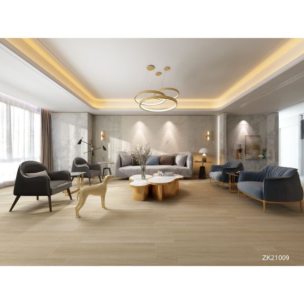 Beige and Yellow Color Wooden Porcelain Floor Tile 200*1000mm Wholesale Price for Project