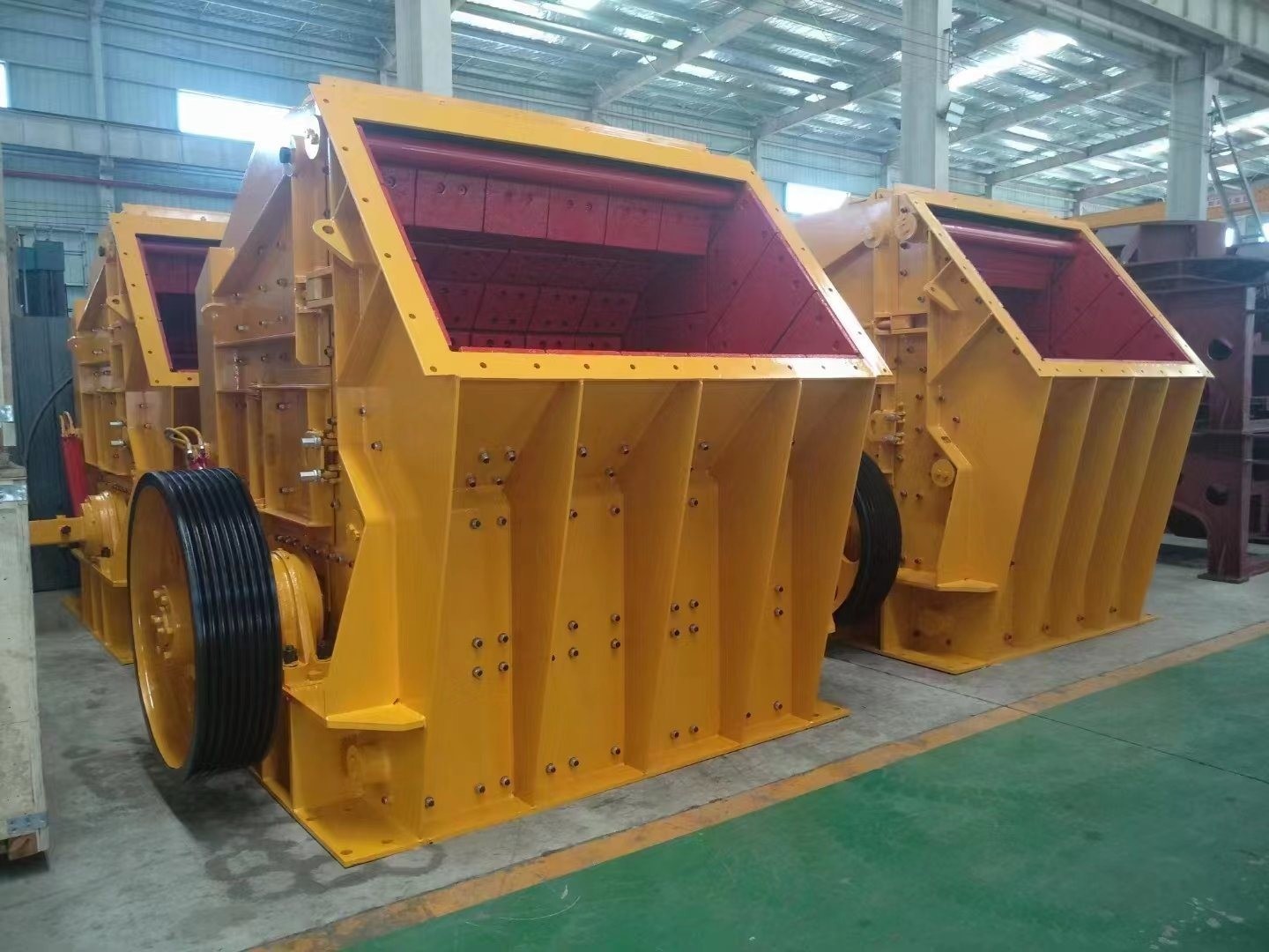 PF1210 Limestone Impact Crusher with 35-550tph Capacity and 55-440kw Motor Power