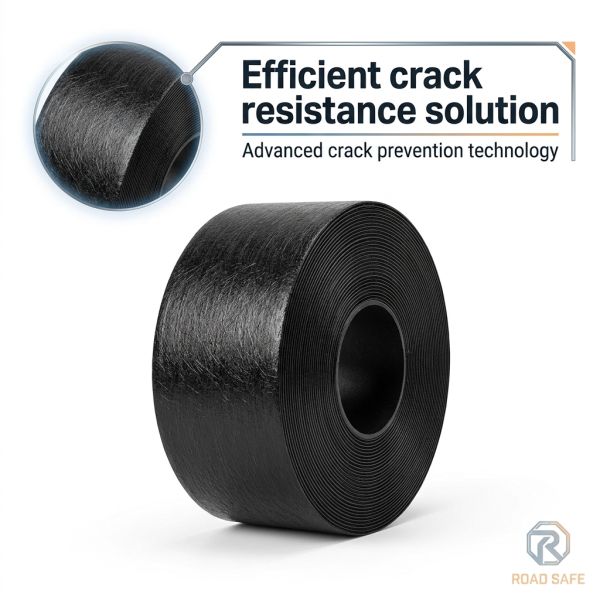 Heavy Duty Asphalt Crack Tape Waterproof Pavement Reinforcement Repair Material