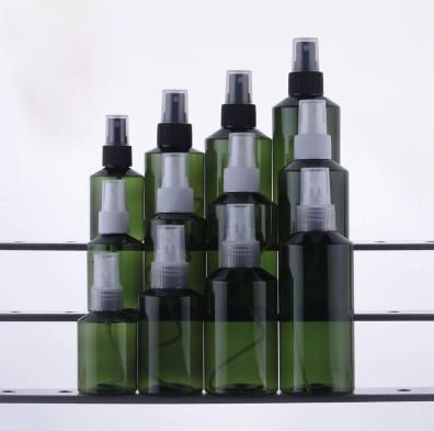 Garrafa mal ventilada 15ml 30ml 50ml Amber Brown da bomba do pulverizador cosmético plástico do ANIMAL DE ESTIMAÇÃO
