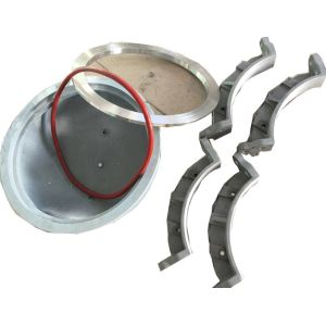 Heavy Duty End Closure For Plastic Pipes Equipped with Silicone Rubber Seal and Vent Valve for Hydrostatic Testing Performance