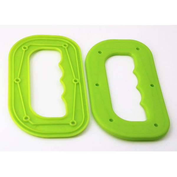 Blue / Green / Yellow Snap Type Hard Plastic Bag Handles With 6 Lock Holes