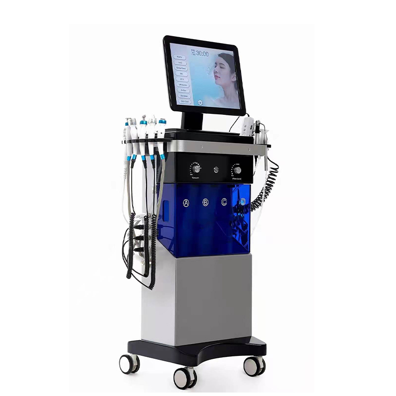 14 in 1 Hydra Facial Machine Oxygen Injection Pore Cleansing Anti‑Aging Skin Tightening Device for Spa Beauty Salon CE Certified Wholesale
