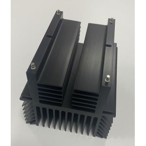 Bulk Anodized Large Aluminum Heat Sink Extrusion