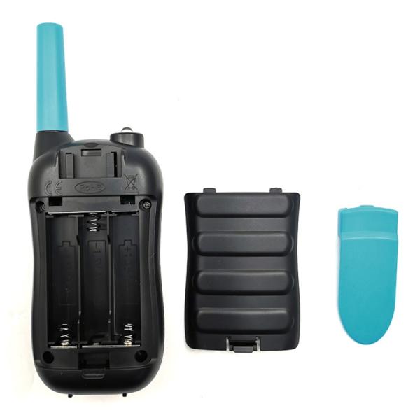 Walkietalkie pequenos do VOX 0.5W das baterias de 3-5km AAA 3 canais