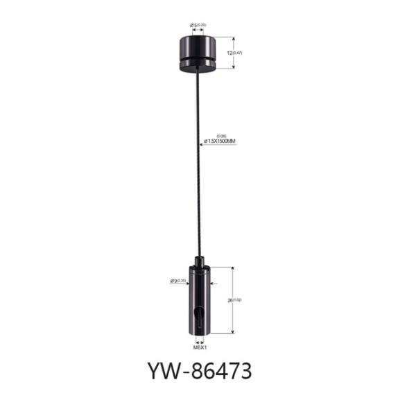 Auto de bronze de suspensão do anexo do painel do sistema de cabo da imagem que prende o jogo YW86469 do giro