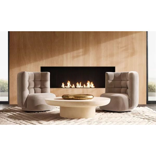 Customizable Size Modern Side Table Furniture for Living Room  white and wood coffee table