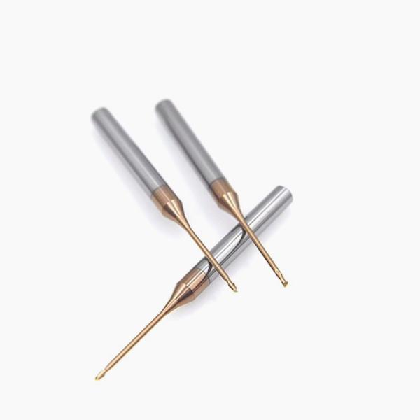 30 Degree Aluminum Micro Diameter End Mill With TiAlN Coating