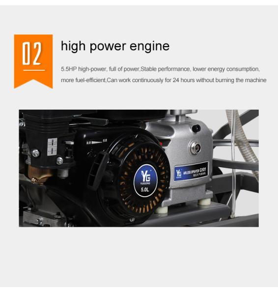 Gasoline Engine Road Marking Machine Cold Paint Pavement Striping Machine