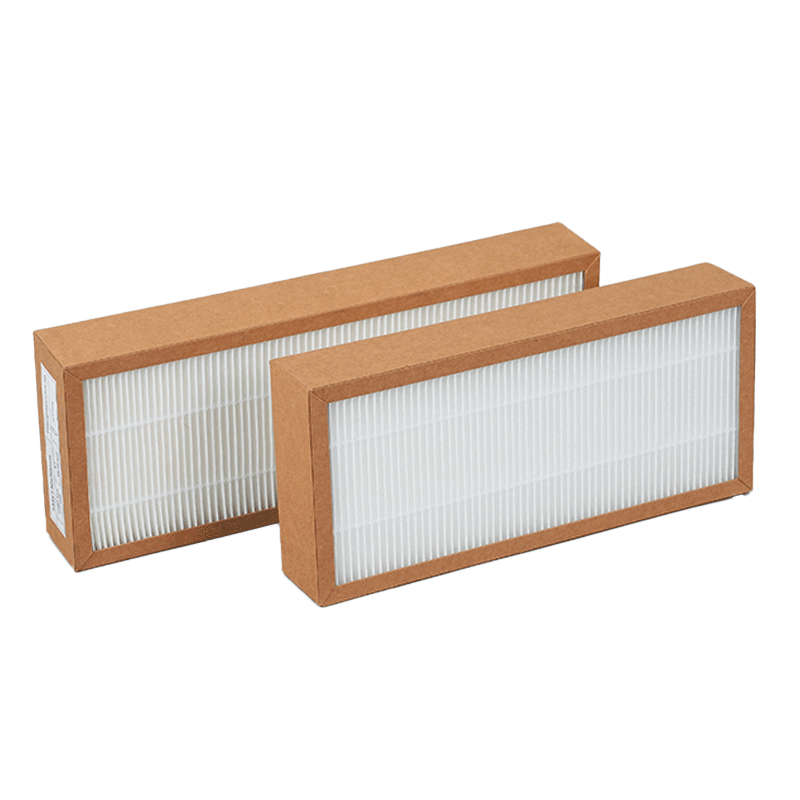 Custom Slender HEPA Filter with Kraft Paper Frame Custom Size Filtration Grade